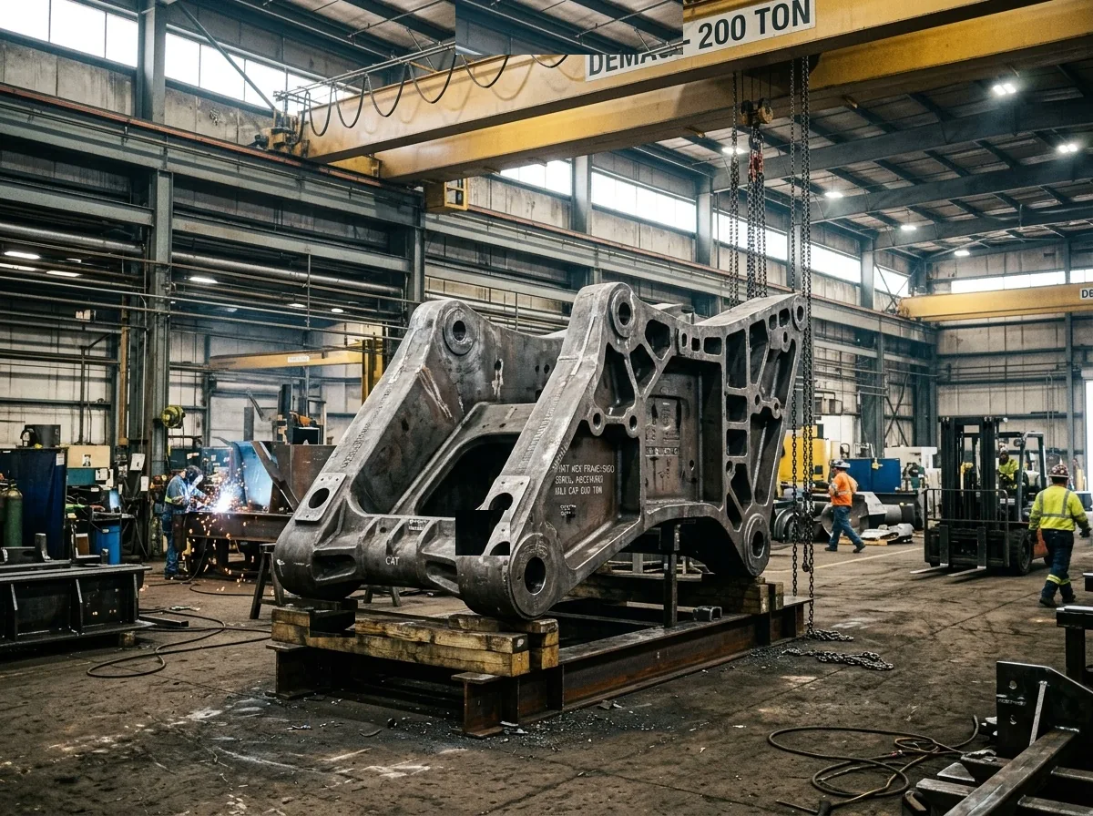 Heavy Equipment Structural Frame Casting