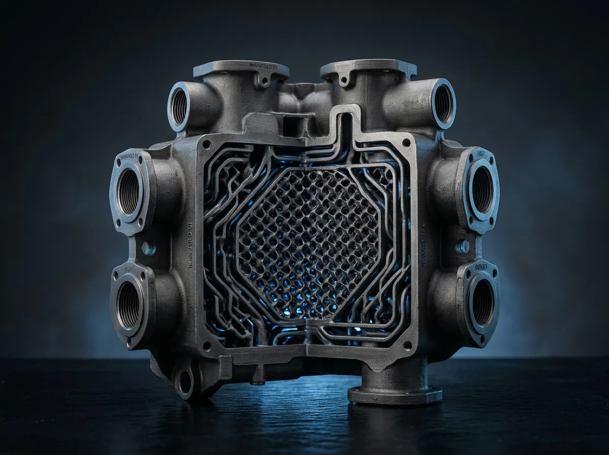 Complex Industrial Manifold & Heat Exchanger