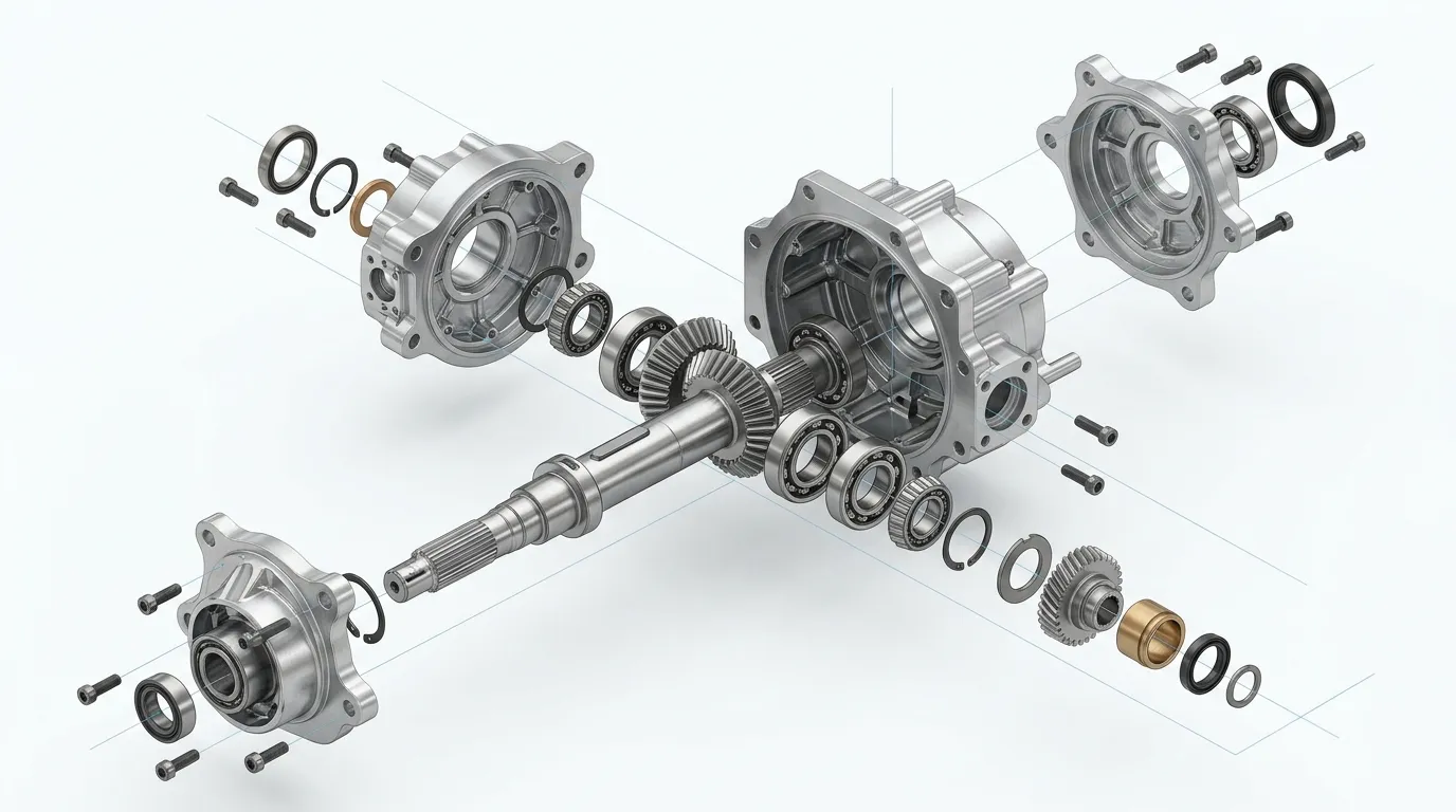 3D Parametric CAD Exploded Assembly