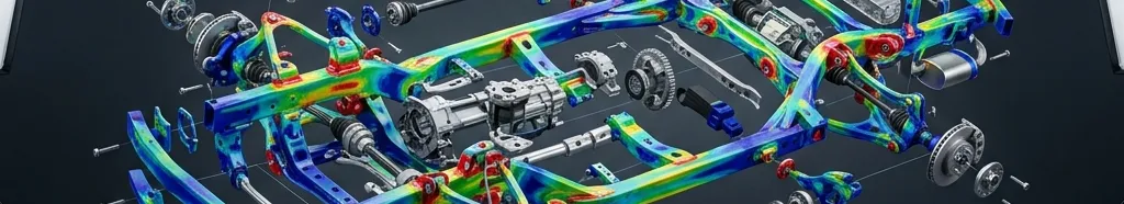 Automotive Digital Twin Stress Test Simulation Banner