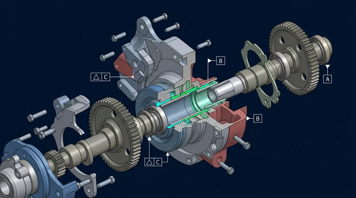 Assembly Kinematic Tolerance Stack and GD&T Datums