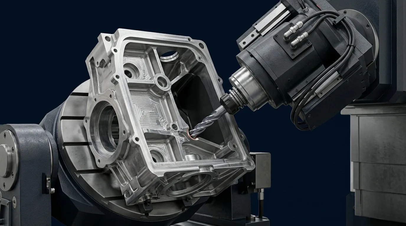5-Axis CNC Milling Cutter Pocket Reach
