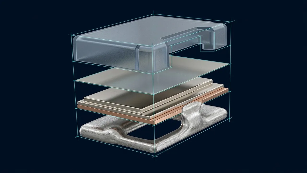 Material Stack Cross Section Analysis