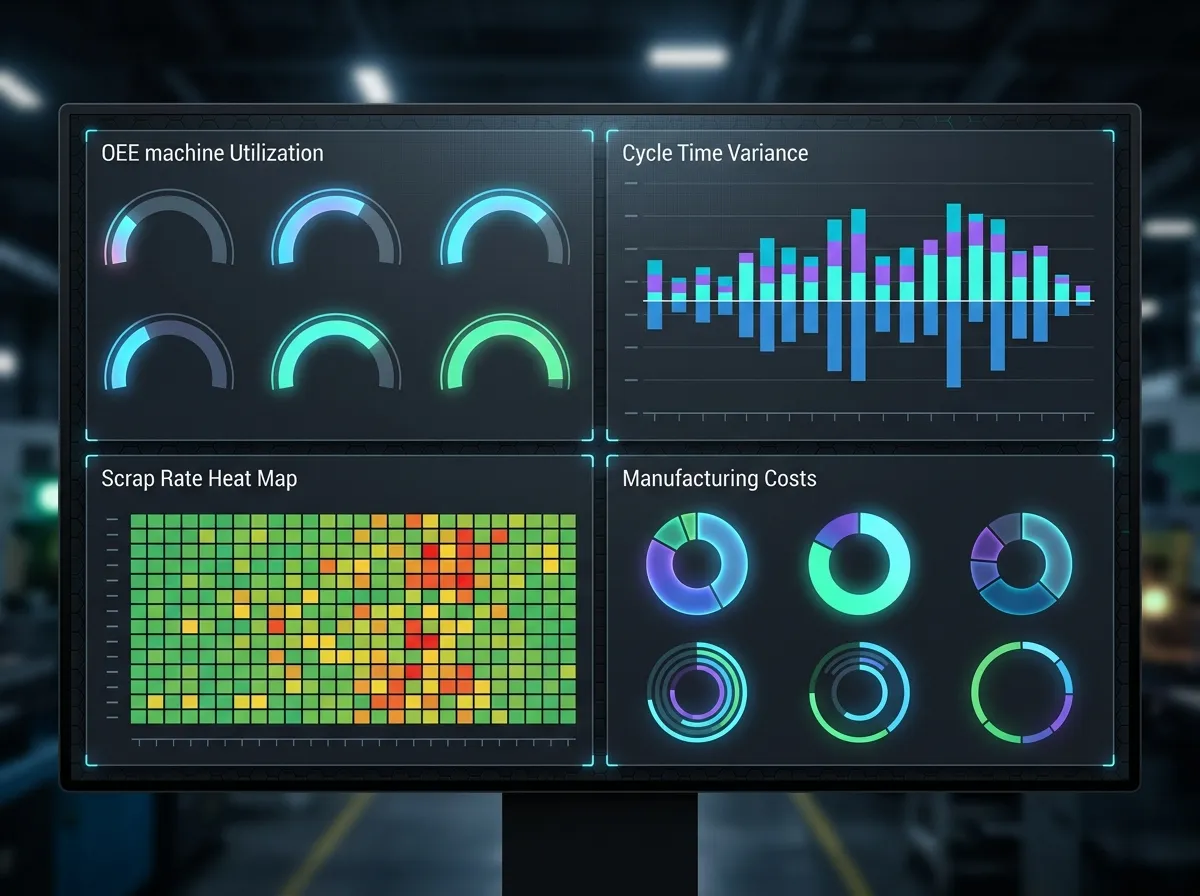 Manufacturing Cost Performance Dashboard