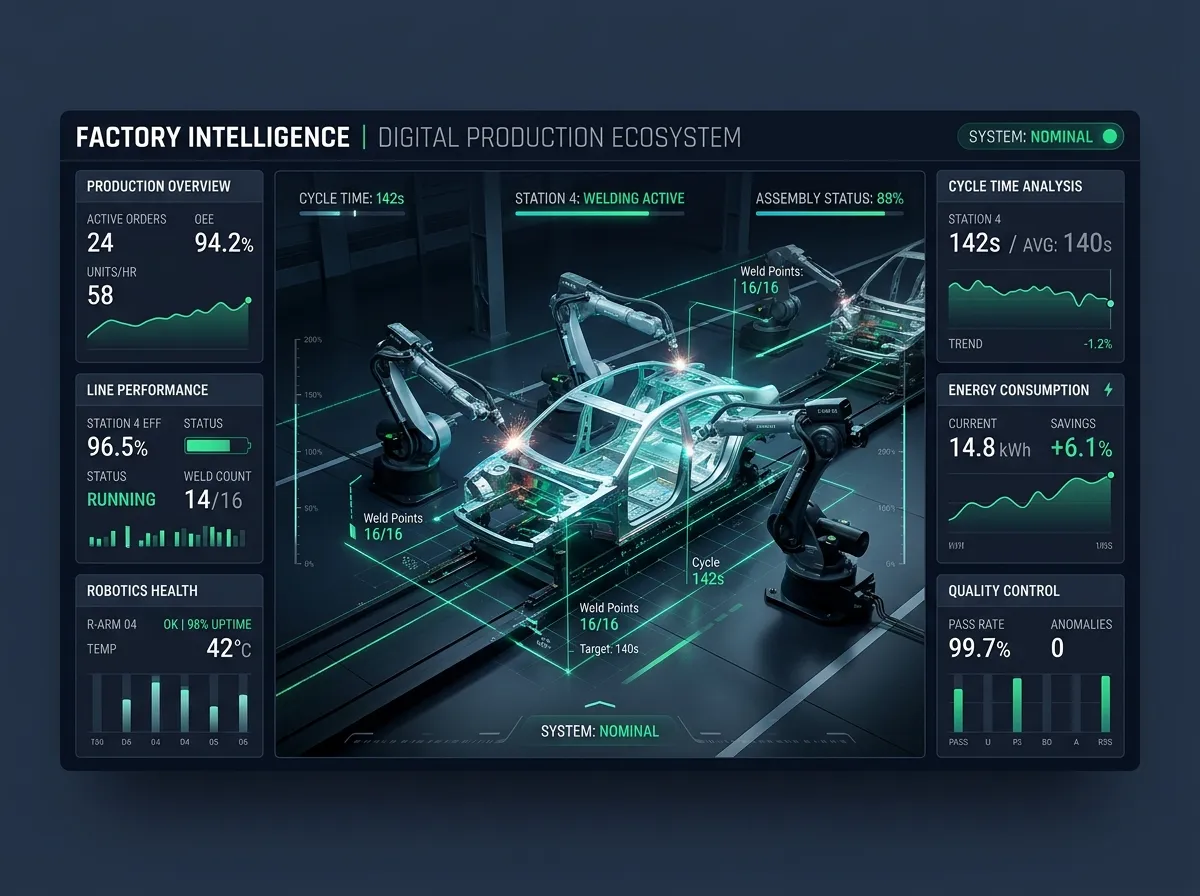 Production Analysis & Manufacturing Intelligence Dashboard