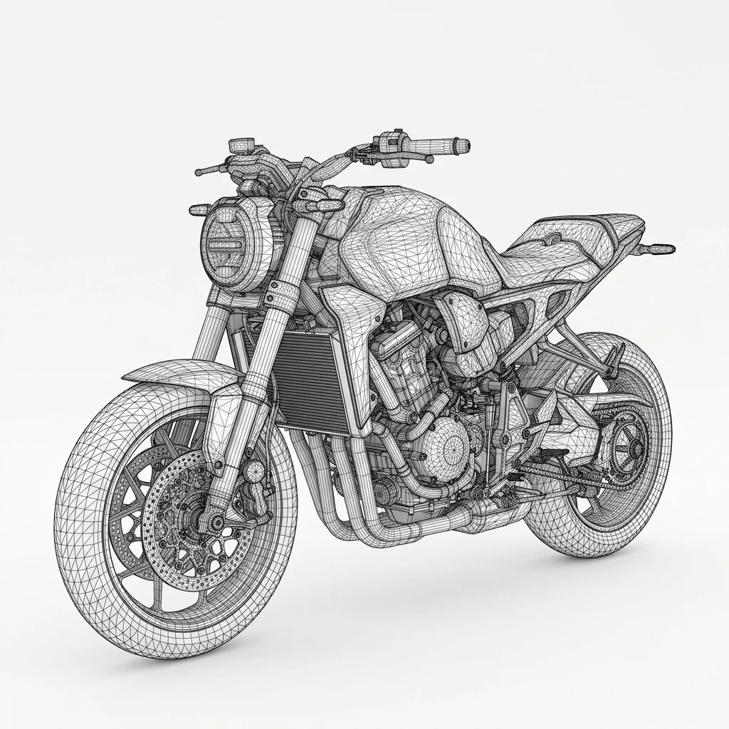 Motorcycle Scan-to-CAD