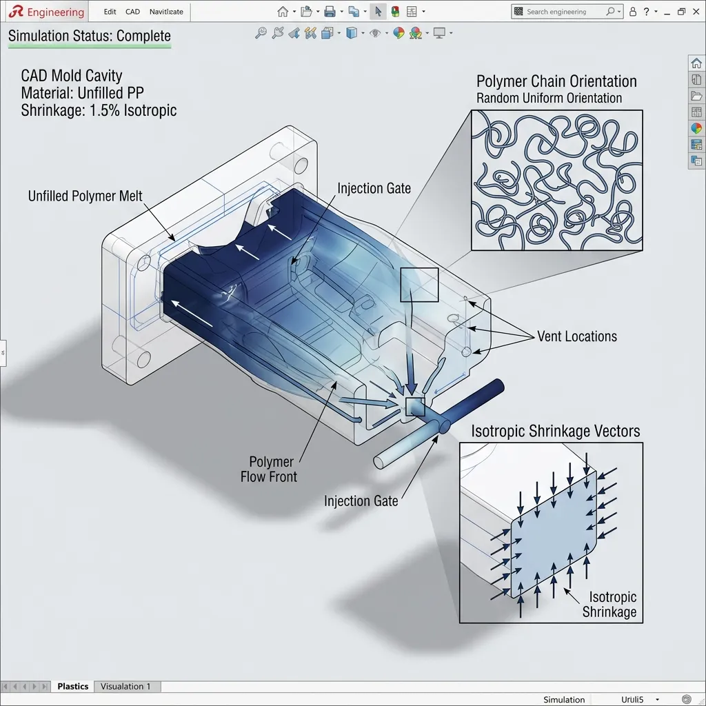 Unfilled Polymer Simulation
