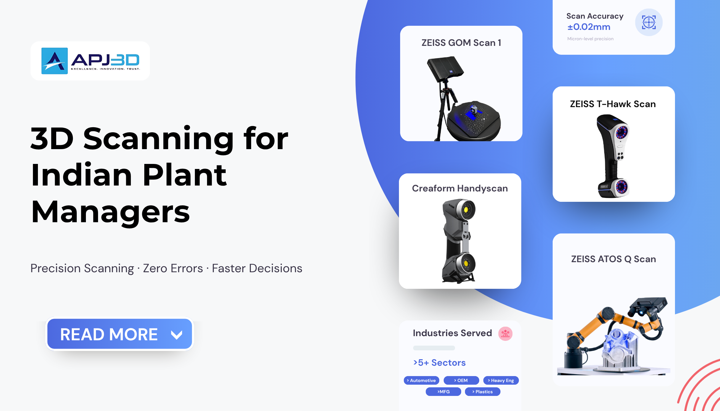 APJ3D 3D scanner