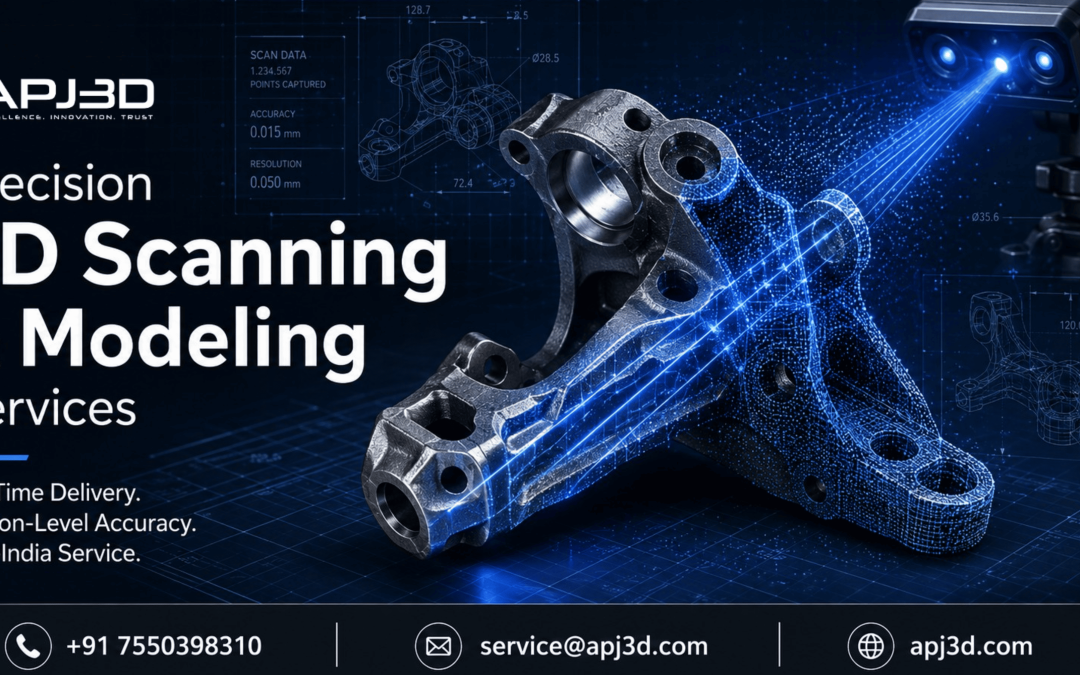 Why Top Manufacturers Are Switching to Professional 3D Scanning & 3D Modeling Services in India