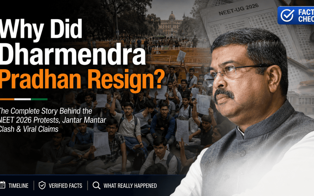 NEET Paper Leak Protests 2026: The Full Timeline, the “Andar Mandir” Controversy Explained, and Why Did Dharmendra Pradhan Resign ?