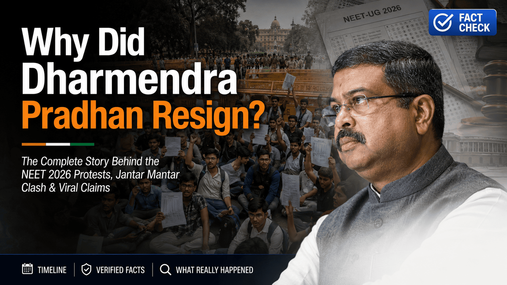 Why Did Dharmendra Pradhan Resign BJP CJP